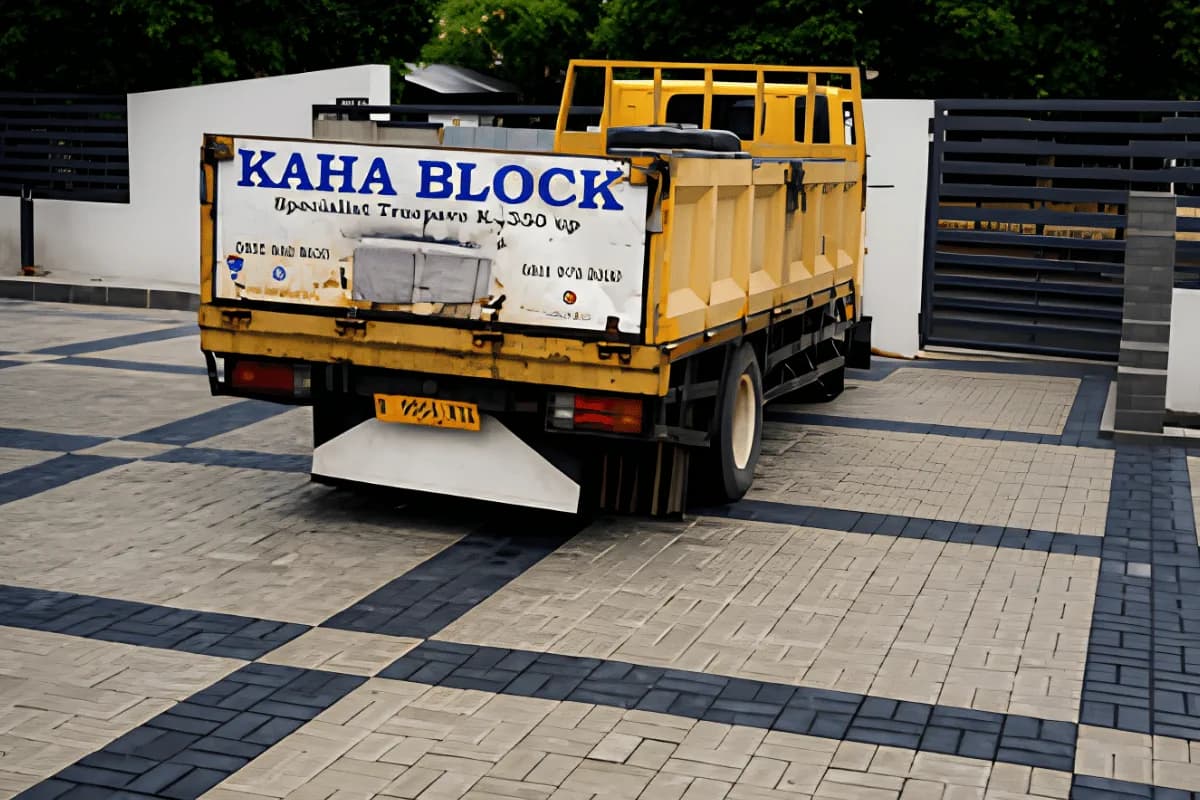 Documentation of paving block procurement in industrial and residential zones of Tangerang Regency by Kaha Block